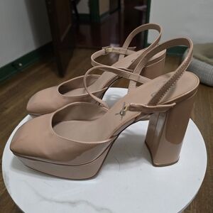 Mix No. 6 Blush Platform Heels